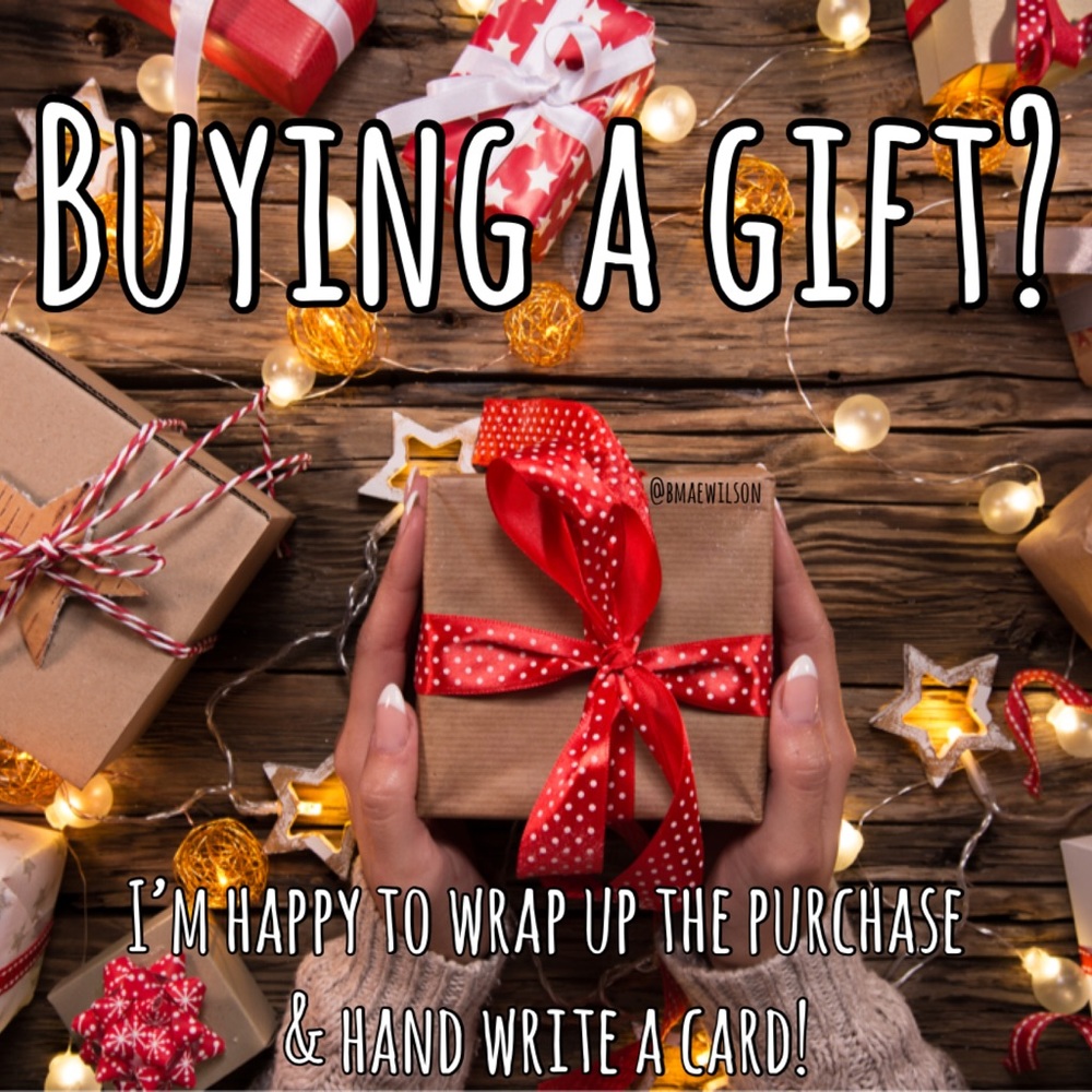 FREE GIFT WRAPPING & HAND WRITTEN CARDS 🤍